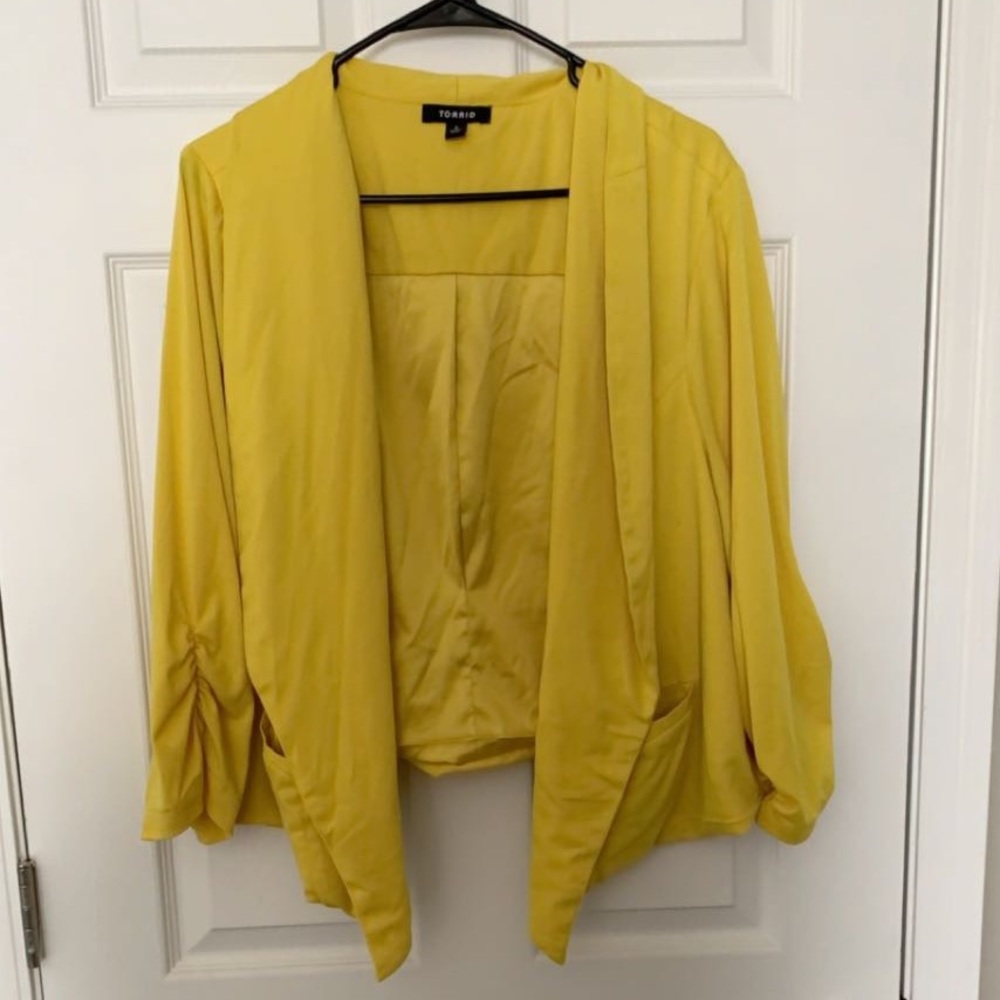 Yellow blazer